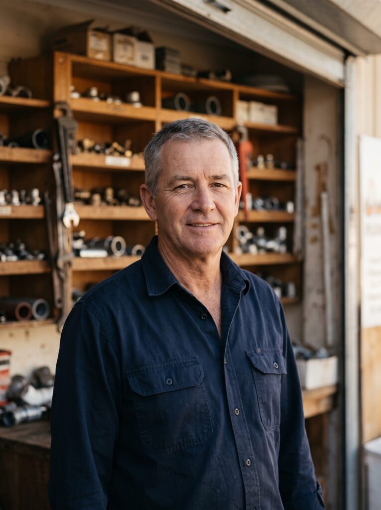 Portrait of the owner of Fix It Plumbing